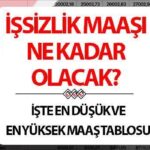 2025'TE İŞSİZLİK MAAŞI NE KADAR OLACAK? (Hesaplama tablosu) || İşsizlik maaşı yüzde kaç artacak? Asgari ücret artışıyla işsizlik maaşı 2025'te yeni hesaplama!