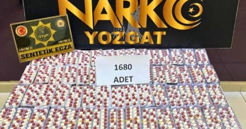 Yozgat'ta şahsın üzerinde 1.680 uyuşturucu madde bulundu – Son Dakika Türkiye Haberleri