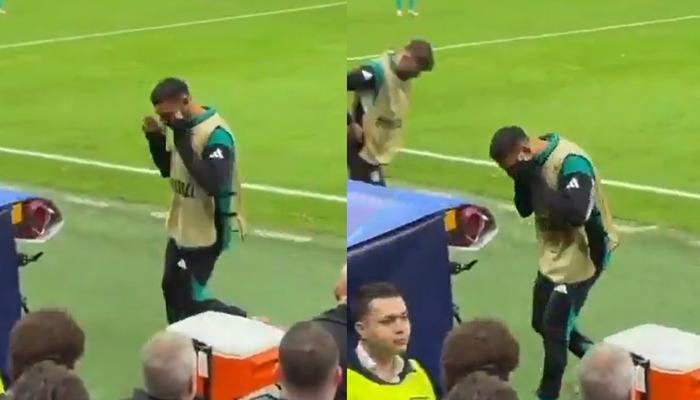 Rams Park’ta Muhammed Salah’ın zor anları! Isınması için bir kenara bıraktığı anda, dayanamadı ve banka gitti –