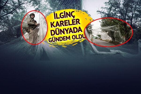 Yolun ortasını ağlarla kapattılar! Sebebi ise şaşırtıcı… Rus ordusunun füze ve İHA fırlatması sırasında Ukrayna’da çarpıcı görüntüler