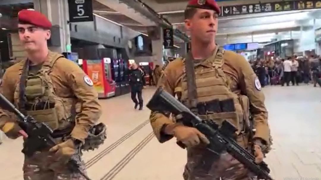 Paris'te alarm: Bıçaklı saldırgan vurularak tren istasyonunda durduruldu! Savcılıktan terör ilanı 2